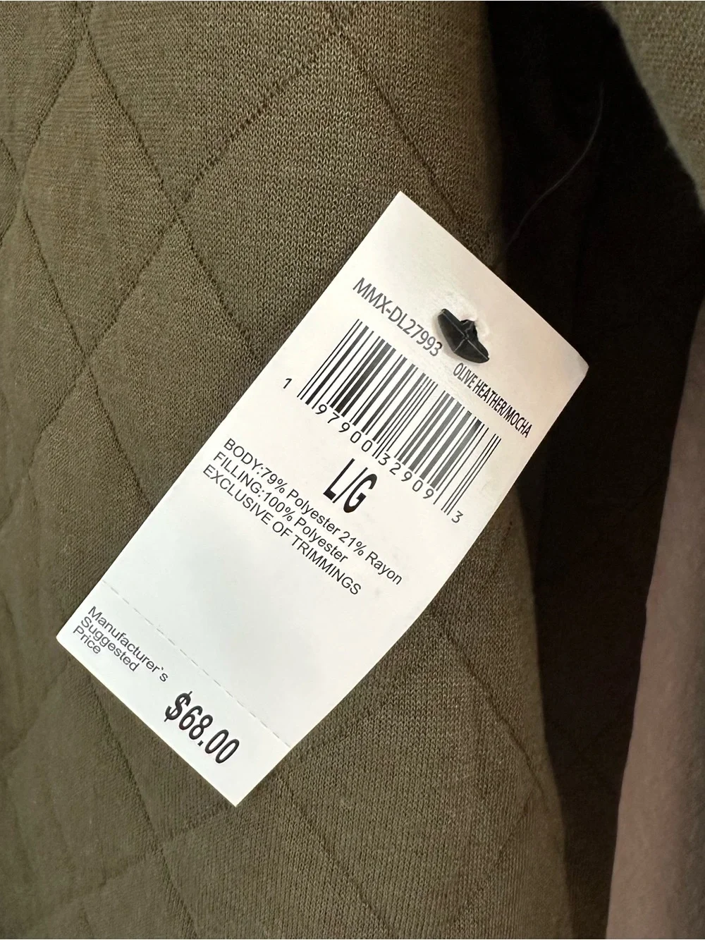 Wilkens bros quilted olive